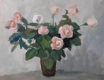 Rozen -  Kunstenaar: Willem Hamel, Antiek en Kunst, Kunst | Schilderijen | Modern, Ophalen of Verzenden