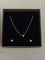 Nieuwe ongebruikte set Pandora drie stenen hart, Met strass, Nieuw, Ophalen of Verzenden, Zilver