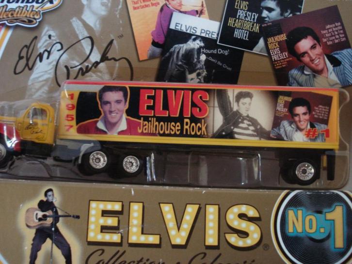 Elvis Presley Matchbox Trailerstruck, Verzamelen, Muziek, Artiesten en Beroemdheden, Nieuw, Pop, Beeldje of Miniatuur, Gesigneerd