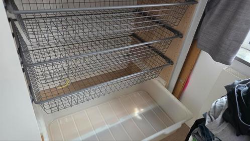 .Ikea KOMPLEMENT Fijndraadmand, donkergrijs, 100x58cm, Huis en Inrichting, Kasten | Kledingkasten, Zo goed als nieuw, Minder dan 100 cm