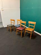 Set van 18 schoolstoelen in vrolijke kleuren, Huis en Inrichting, Ophalen, Gebruikt, Overige kleuren, Vijf, Zes of meer stoelen