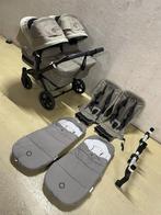 Bugaboo donkey 5 Twin mineral taupe, Kinderen en Baby's, Kinderwagens en Combinaties, Gebruikt, Verstelbare duwstang, Bugaboo