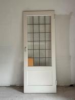 Binnendeur met glas in lood, Ophalen, Gebruikt, 80 tot 100 cm, Binnendeur
