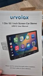 Autoradio DIN1, 10 inch, Android Auto/Carplay, Auto diversen, Autoradio's, Ophalen of Verzenden, Gebruikt