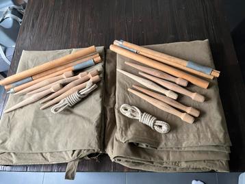 US pup tent LT RN Abbott 1942/1943 beschikbaar voor biedingen