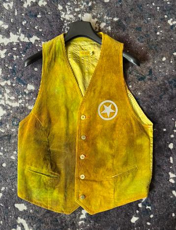 People of the labyrinths prachtig gilet in warme tinten mt L beschikbaar voor biedingen