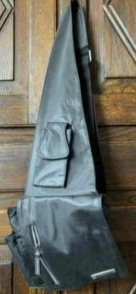 Zwarte schoudertas, handtas Alessandro, veel vakjes; 20x20, Ophalen of Verzenden, Zo goed als nieuw, Zwart, Schoudertasje