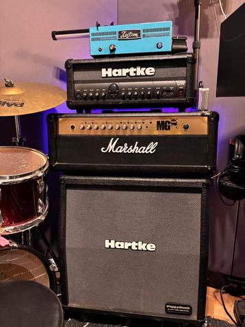 Verschillende buizen tops en cabs marshall, hartke, kustom beschikbaar voor biedingen