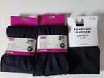 3 nieuwe zwarte panty's, maat 40/42 en S/M., Zwart, Nieuw, Maat 40/42 (M), Ophalen of Verzenden
