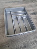 Bestekbak met opzetstuk,verschuifbaar bovenstuk, Ophalen of Verzenden