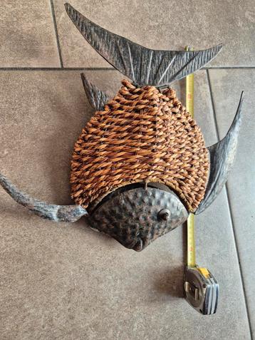 Metalen Vis Wanddecoratie - Tuin/Interieur beschikbaar voor biedingen