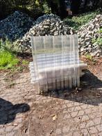 Dubbelwandig doorzichtige damwandplaat..platen  100x110.cm, Ophalen of Verzenden, Gebruikt, Overige materialen, Minder dan 20 mm