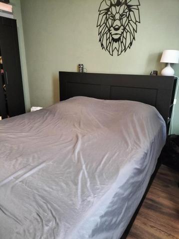Ikea BRIMNES tweepersoonsbed, zwart - afbeelding 5