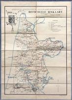 IJSBOND - IJSKAART NOORD HOLLAND, ca 1908, Boeken, Atlassen en Landkaarten, Ophalen of Verzenden, Zo goed als nieuw