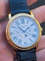 Frederique Constant Runabout moonphase Automatic., Sieraden, Tassen en Uiterlijk, Horloges | Heren, Ophalen of Verzenden, Leer
