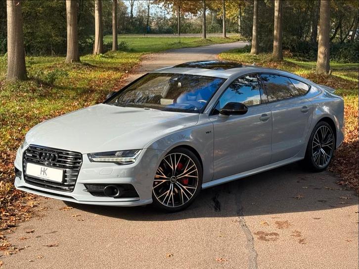 Audi A7 VERKOCHT|FULL|RS sto|B&O|SoftCl|360|PANO|HUD|Luchtv|, Auto's, Audi, Bedrijf, A7, 360° camera, 4x4, ABS, Achteruitrijcamera