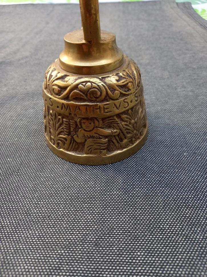 Messing klooster-, altaar of tafelbel., Antiek en Kunst, Antiek | Koper en Brons, Koper, Ophalen of Verzenden