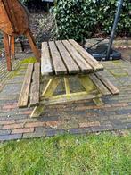 Gratis kinder picknickbankje - ophalen, Ophalen, Gebruikt, Rechthoekig, Hout