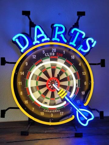 DARTS neon lamp div. neonverlichting fifties sixties retro beschikbaar voor biedingen