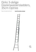 Gezocht: Dirks Ladder 2x7 of 3x7 (Ruilen mogelijk), Doe-het-zelf en Verbouw, Ladders en Trappen, Ophalen of Verzenden