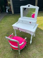 Make-up tafel met prinsessen stoel, Ophalen, Gebruikt, 50 tot 100 cm, Minder dan 100 cm