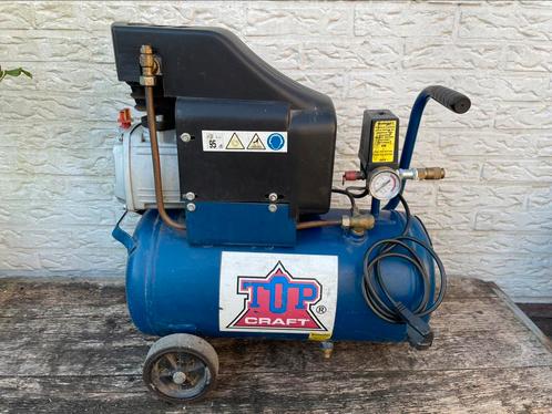 Top Craft compressor - opknapper, Doe-het-zelf en Verbouw, Compressors, Gebruikt, 6 tot 10 bar, Minder dan 25 liter, Minder dan 200 liter/min