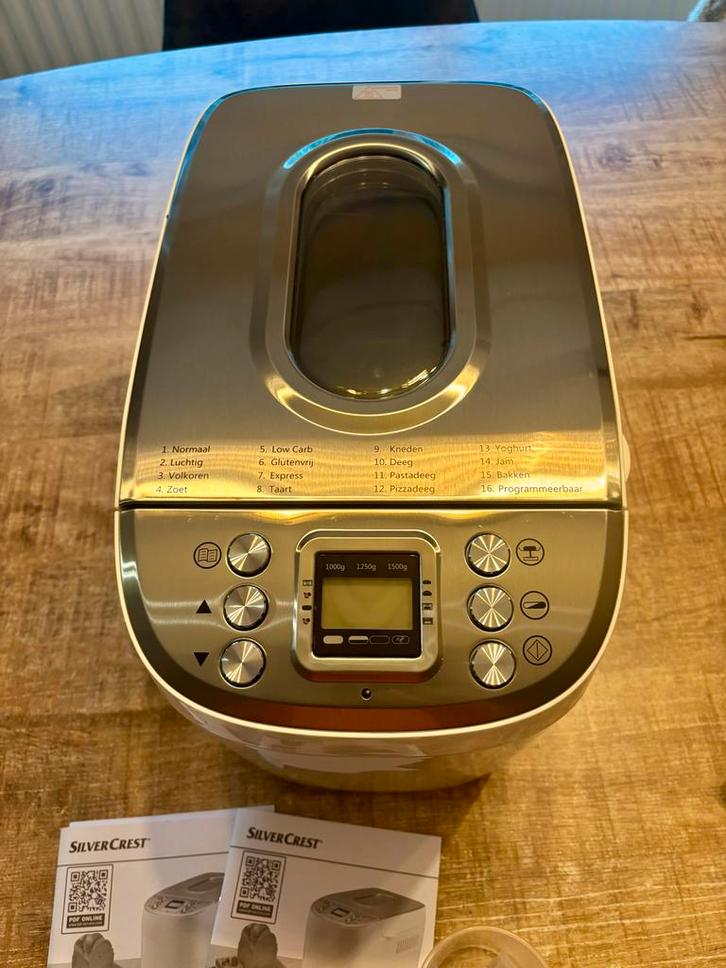 Broodbakmachine Silvercrest SBB 850 E1, Witgoed en Apparatuur, Broodbakmachines, Gebruikt, Met timer, 1200 tot 1600 gram deeg