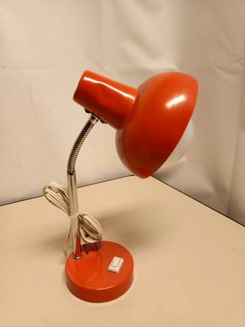 Vintage Bureau Lamp - Werkend, met Deukje beschikbaar voor biedingen