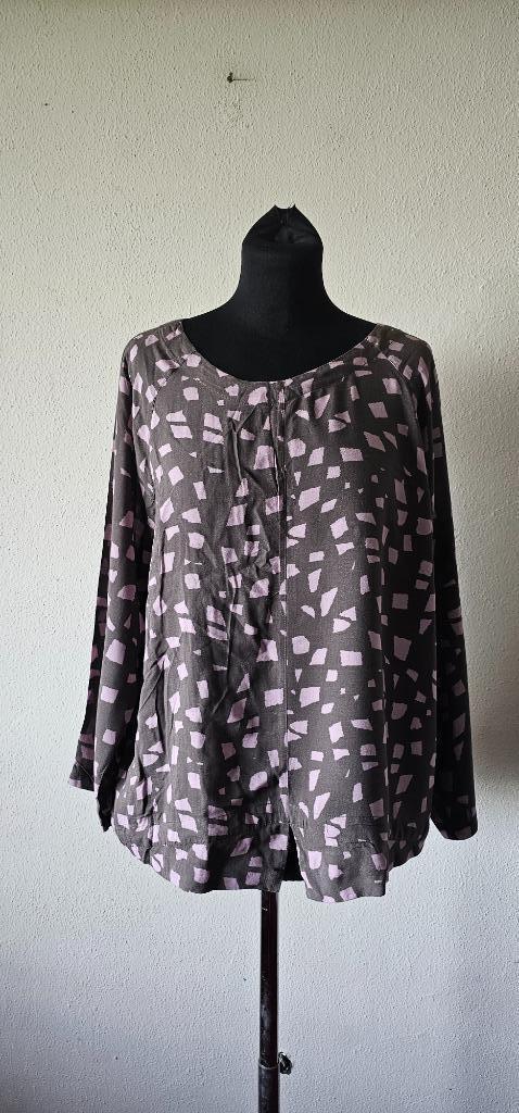 bruine blouse van Bitte kai rand maat xl (16525), Kleding | Dames, Blouses en Tunieken, Zo goed als nieuw, Maat 46/48 (XL) of groter