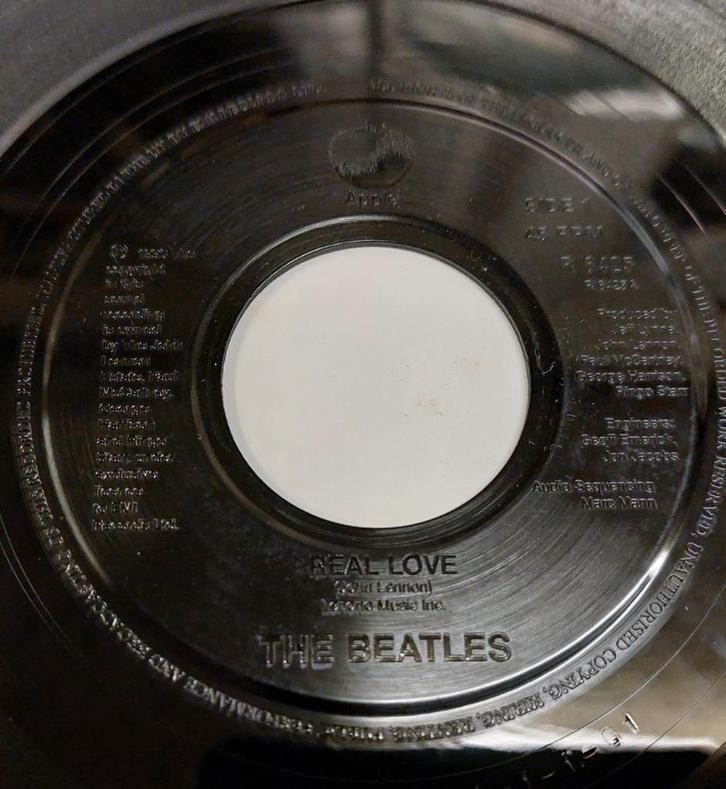 The Beatles VINYL SINGLE Real Love Jukebox promo McCartney, Cd's en Dvd's, Vinyl Singles, Zo goed als nieuw, Single, Pop, 7 inch