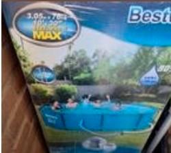 Bestway Zwembad Compleet met Afdekzeil beschikbaar voor biedingen