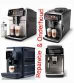 Reparatie&Onderhoud koffiemachines Saeco, Delonghi,  Jura>>, 10 kopjes of meer, Koffiemachine, Ophalen of Verzenden, Afneembaar waterreservoir