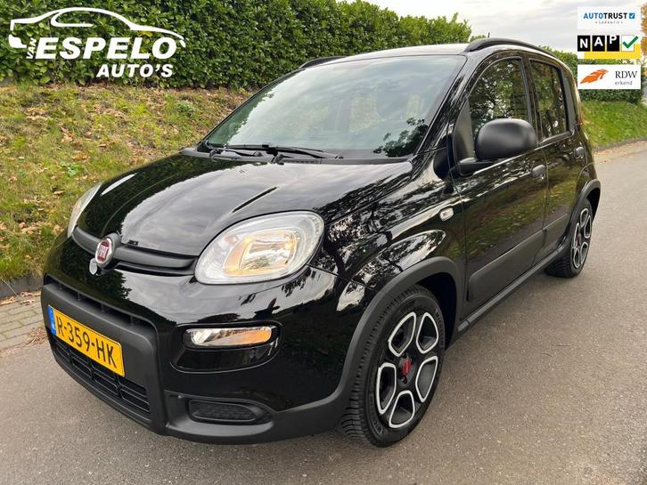 Fiat Panda 1.0 Hybrid City Life met: Nap, Airco, Isofix, Sta, Auto's, Fiat, Bedrijf, Te koop, Panda, ABS, Airbags, Airconditioning