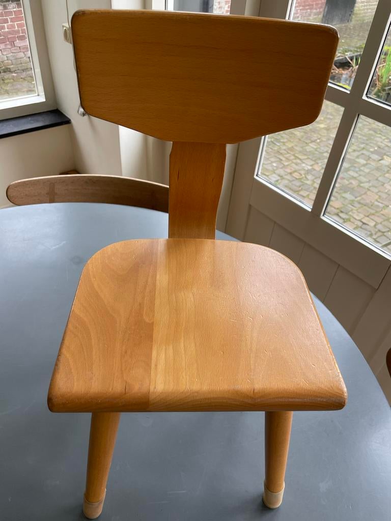 Schilte peuterstoel - Houten kinderstoel, Kinderen en Baby's, Kinderkamer | Tafels en Stoelen, Ophalen, Gebruikt, Stoel(en)