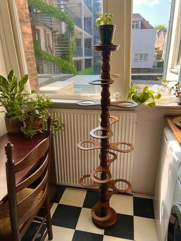 Retro 70’s Plantenzuil/plantstand beschikbaar voor biedingen