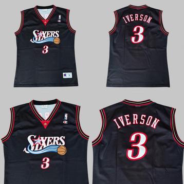 NBA Allen Iverson 76ers jersey maat XL basketbal shirt heren beschikbaar voor biedingen