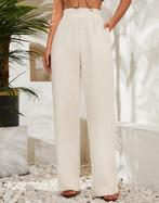 Creme kleur broek maat L, Verzenden, Zo goed als nieuw, Maat 38/40 (M), Beige