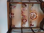 Antieke vintage vitrine kasje met inhoud, Antiek en Kunst, Curiosa en Brocante, Ophalen
