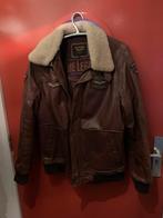 PME Legend Leren Pilot Jas met Kraag maat XL, Kleding | Heren, Bruin, Maat 56/58 (XL), Ophalen of Verzenden, Pme Legend