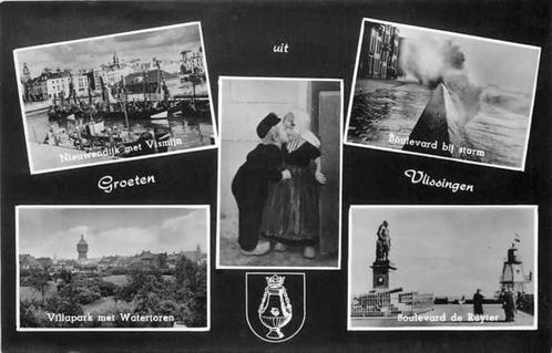 (301-397-001) Vlissingen Groeten uit, Verzamelen, Ansichtkaarten | Nederland, Zeeland, Verzenden