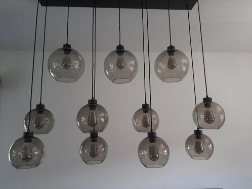 Hanglamp multipendel 11-L, Huis en Inrichting, Lampen | Hanglampen, Zo goed als nieuw, Minder dan 50 cm, Glas, Ophalen