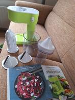 Spiraalsnijder + 2 Kookboeken, Witgoed en Apparatuur, Keukenmixers, Ophalen of Verzenden, Zo goed als nieuw, Vaatwasserbestendig