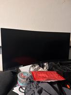 34 inch monitor met standaard, Computers en Software, Monitoren, Gaming, In hoogte verstelbaar, VA, Ophalen of Verzenden