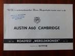 Austin A60 Cambridge 1962 testoverdruk Nederlands, Verzenden, Zo goed als nieuw, Overige merken