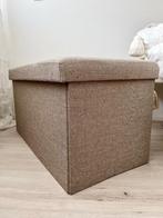2x opbergbox opbergbankje speelgoedkist Japandi poef bankje, Minder dan 50 cm, 50 tot 75 cm, Nieuw, Ophalen of Verzenden