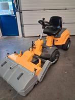 Stiga Zitmaaier met veegmachine ZONDER MAAIDEK, Tuin en Terras, Verticuteermachines, Ophalen of Verzenden, Gebruikt, Benzine, Stiga