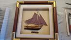 Botter Schip in Lijst, Ophalen of Verzenden