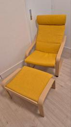 IKEA POÄNG stoel (fauteuil / armchair), Huis en Inrichting, Fauteuils, Ophalen, Gebruikt, 75 tot 100 cm, Stof