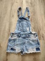 Gave korte blauwe tuinbroek jeans, salopette, maat S. Denim., Kleding | Dames, Spijkerbroeken en Jeans, Blauw, Ophalen of Verzenden