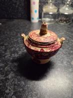 Antieke aardewerk suikerpot met deksel, Antiek en Kunst, Ophalen
